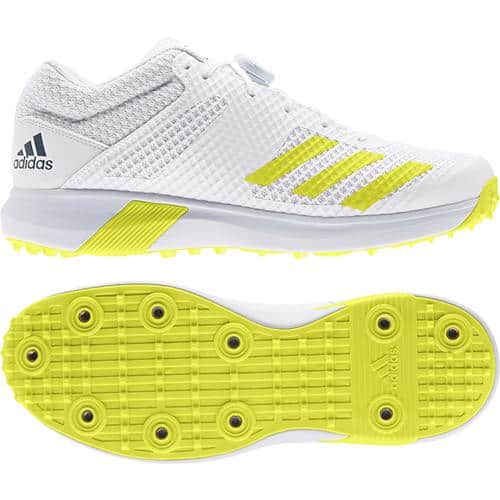 Adidas Vector Mid Cricket Shoes in Yellow