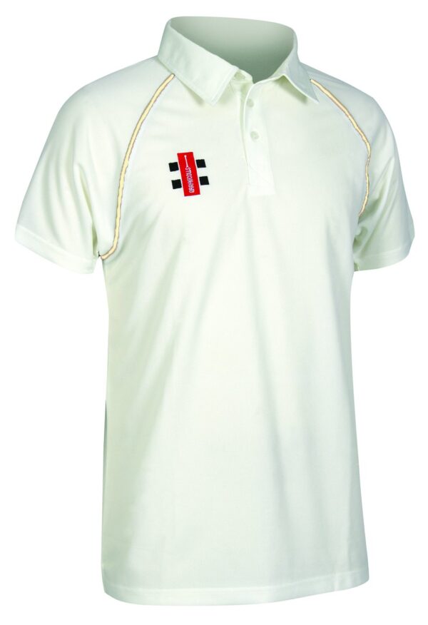Gray-Nicolls Matrix Short Sleeve Cricket Shirt (Ivory)